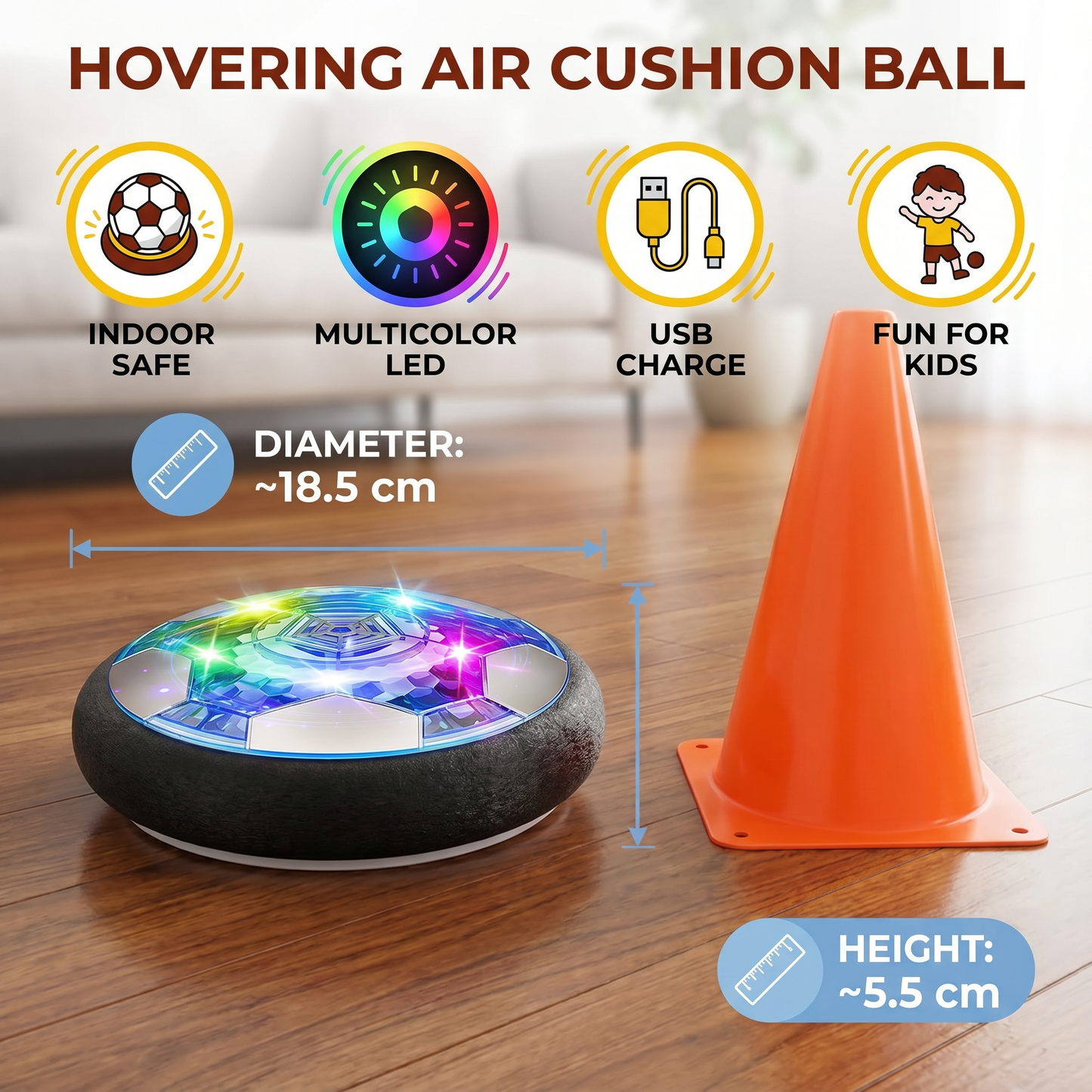 Air Hover Cushion Ball