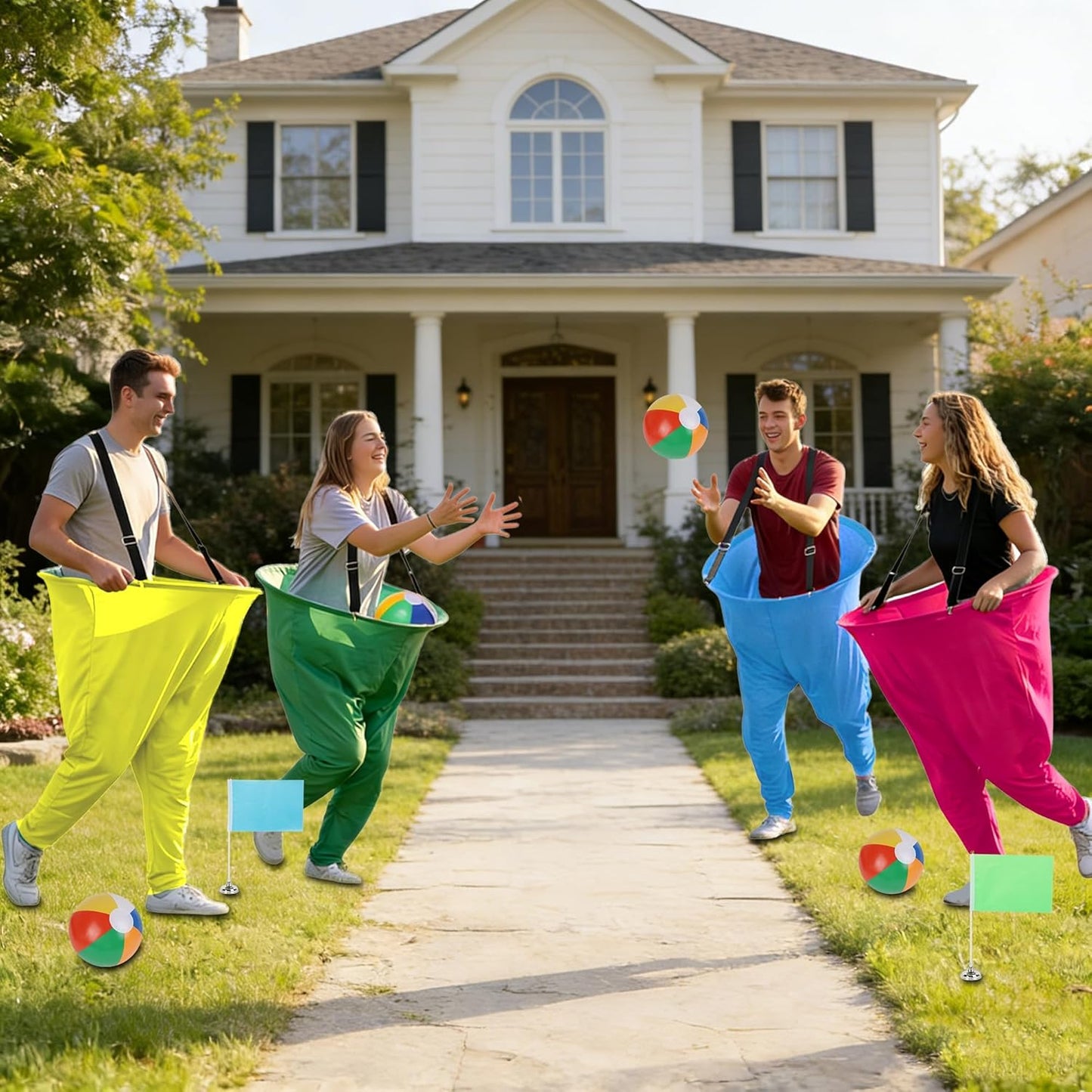 Granny Pants Yard Game - Funny Outdoor Field Day Games for Adults and Kids