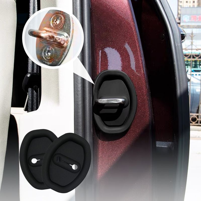 Car Door Lock Noise Reduction Silicone Cover