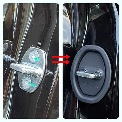Car Door Lock Noise Reduction Silicone Cover