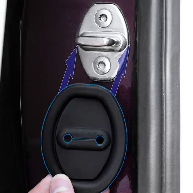 Car Door Lock Noise Reduction Silicone Cover