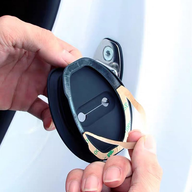 Car Door Lock Noise Reduction Silicone Cover