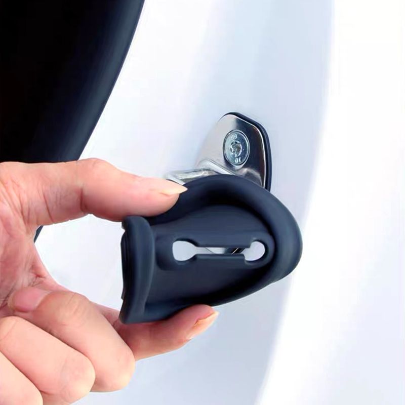 Car Door Lock Noise Reduction Silicone Cover