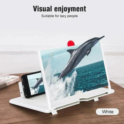 Foldable Phone Amplifier - Ultra-Slim Design with Built-in Charging Port for Clear, Powerful Sound