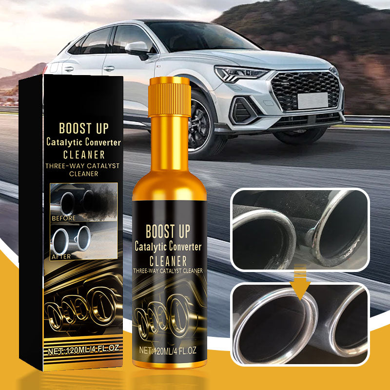 3-in-1 Catalytic Converter Cleaner, Boosts Performance & MPG