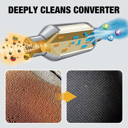 3-in-1 Catalytic Converter Cleaner, Boosts Performance & MPG