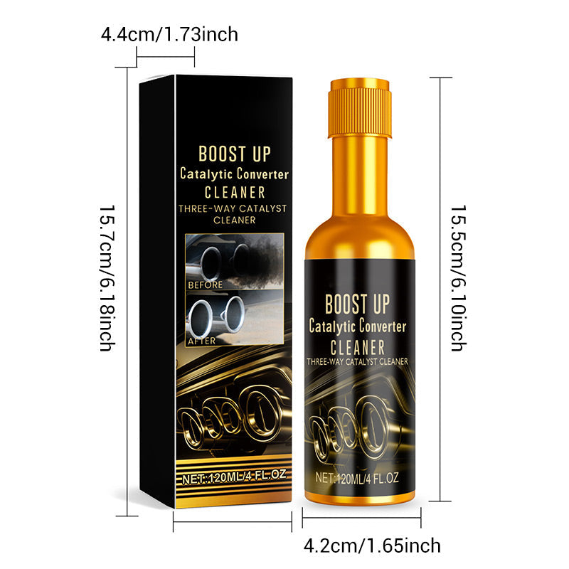 3-in-1 Catalytic Converter Cleaner, Boosts Performance & MPG