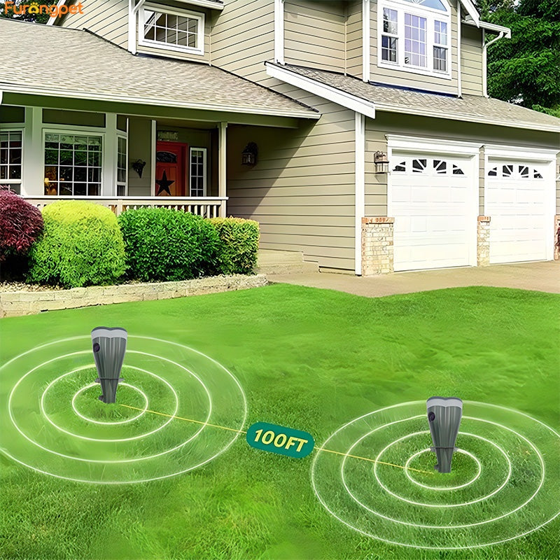 Furongpet™Solar Powered Waterproof Screw Mole Repellent