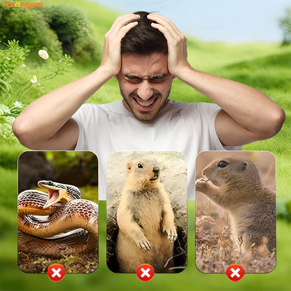 Furongpet™Solar Powered Waterproof Screw Mole Repellent
