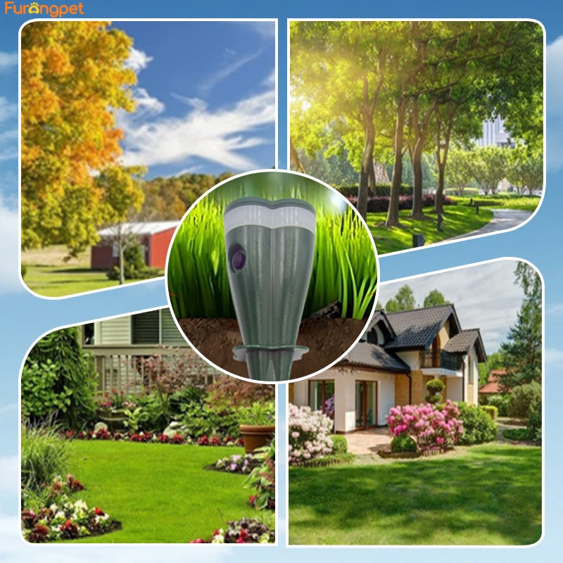 Furongpet™Solar Powered Waterproof Screw Mole Repellent