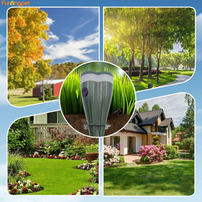 Furongpet™Solar Powered Waterproof Screw Mole Repellent