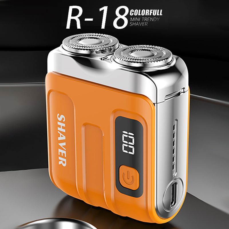 Portable Mini Electric Shaver, Magnetic Head Fast Charge