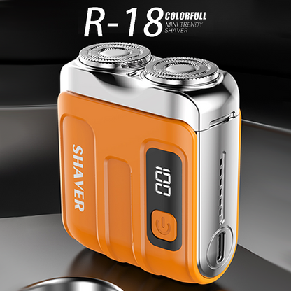 Portable Mini Electric Shaver, Magnetic Head Fast Charge