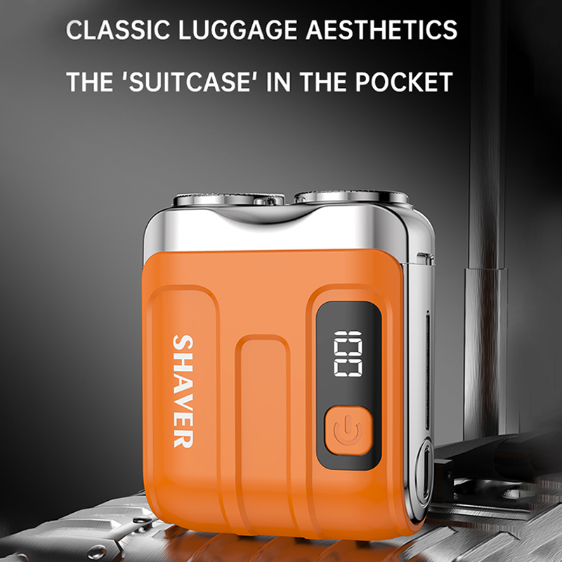 Portable Mini Electric Shaver, Magnetic Head Fast Charge
