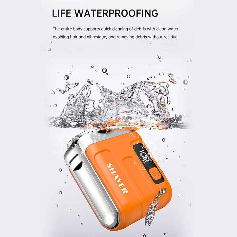 Portable Mini Electric Shaver, Magnetic Head Fast Charge