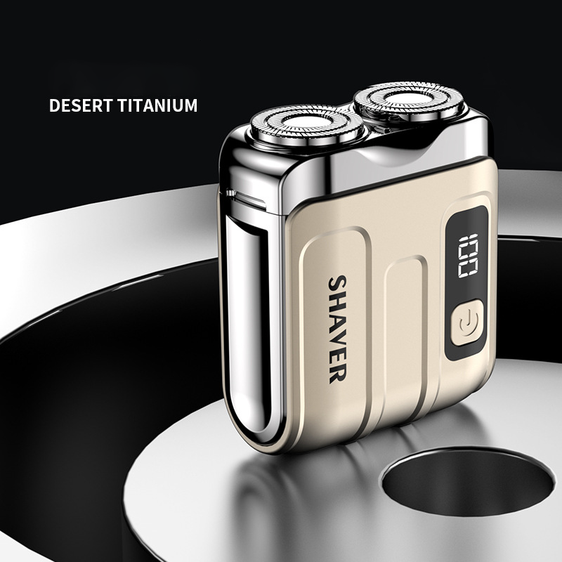 Portable Mini Electric Shaver, Magnetic Head Fast Charge