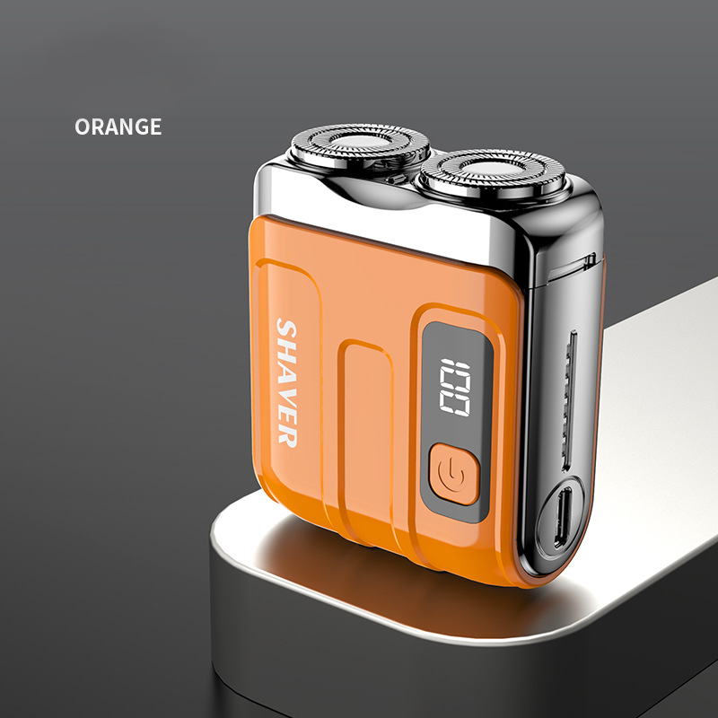 Portable Mini Electric Shaver, Magnetic Head Fast Charge