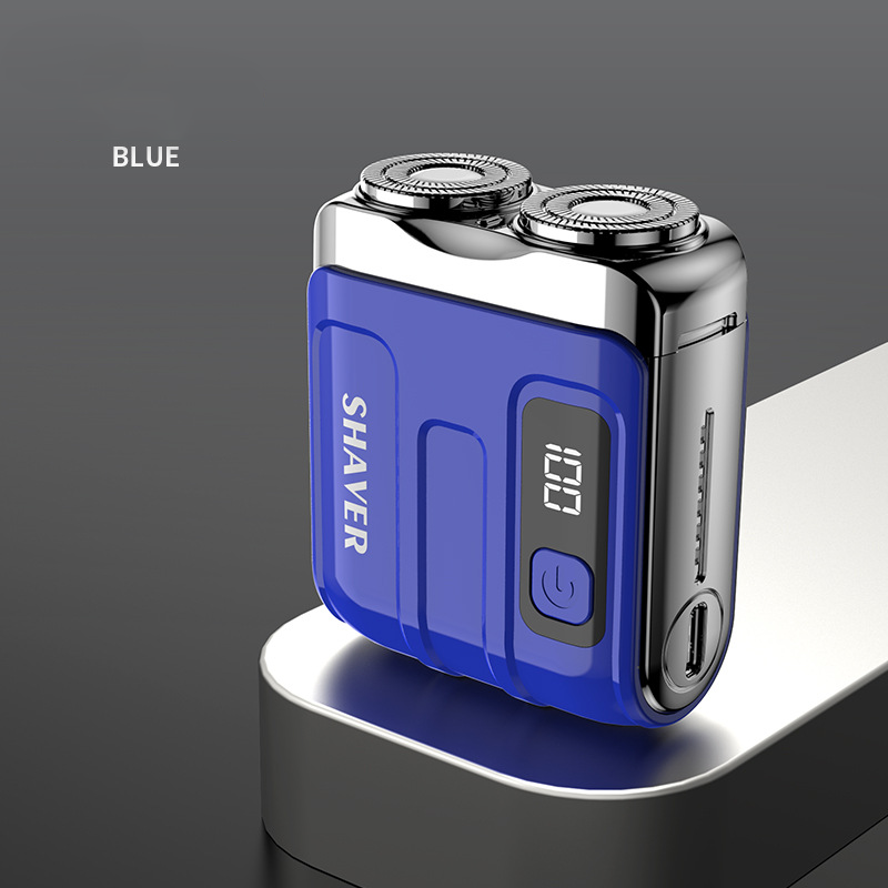 Portable Mini Electric Shaver, Magnetic Head Fast Charge