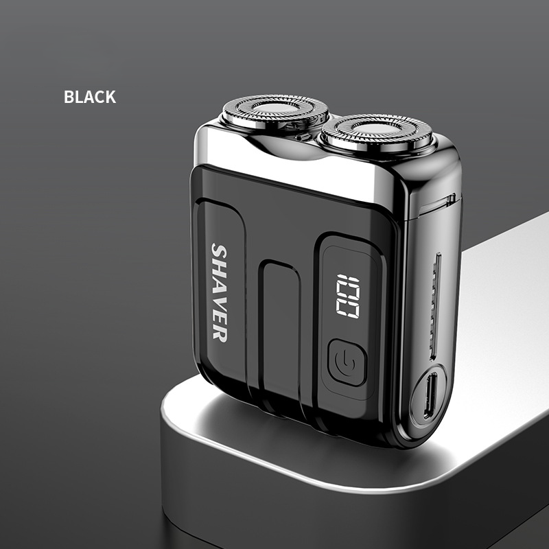 Portable Mini Electric Shaver, Magnetic Head Fast Charge