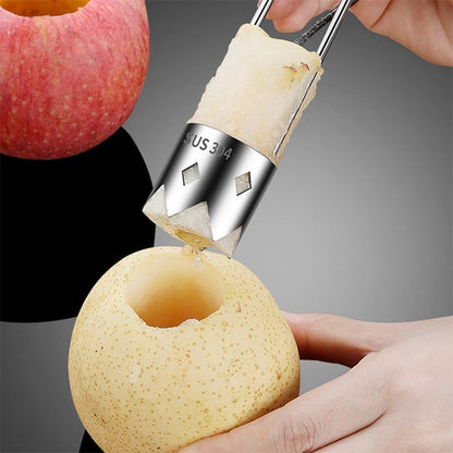 Stainless Steel Fruit Corer Tool – Sharp, Durable & Easy Core Removal