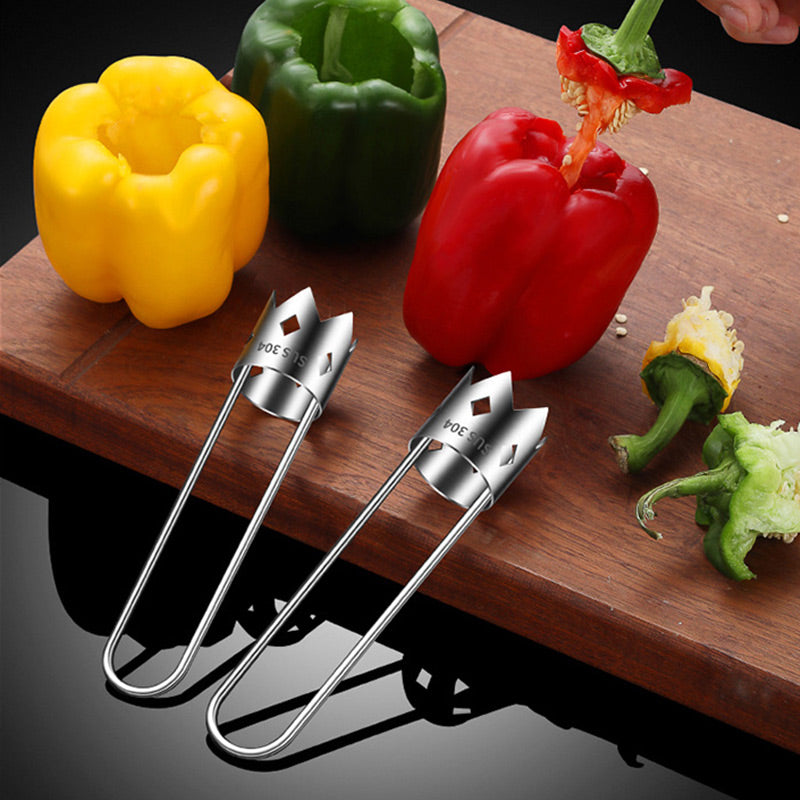 Stainless Steel Fruit Corer Tool – Sharp, Durable & Easy Core Removal