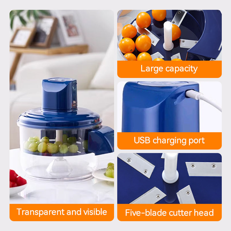 Transparent Electric Fruit and Vegetable Peeler