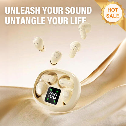 All-Day Comfort, Truly Wireless Earbuds with LED Case for Easy Grab & Go Use.