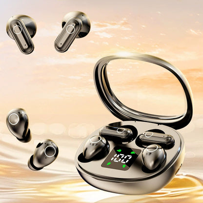All-Day Comfort, Truly Wireless Earbuds with LED Case for Easy Grab & Go Use.