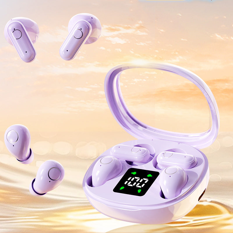 All-Day Comfort, Truly Wireless Earbuds with LED Case for Easy Grab & Go Use.
