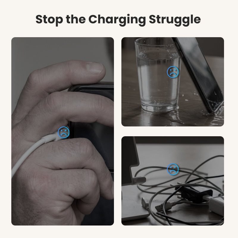 360° Foldable Phone Stand Fast Charging Adapter