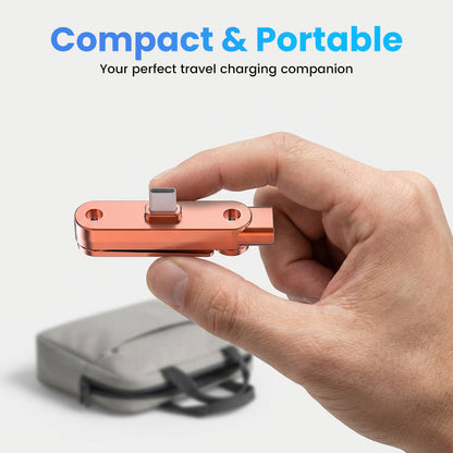 360° Foldable Phone Stand Fast Charging Adapter