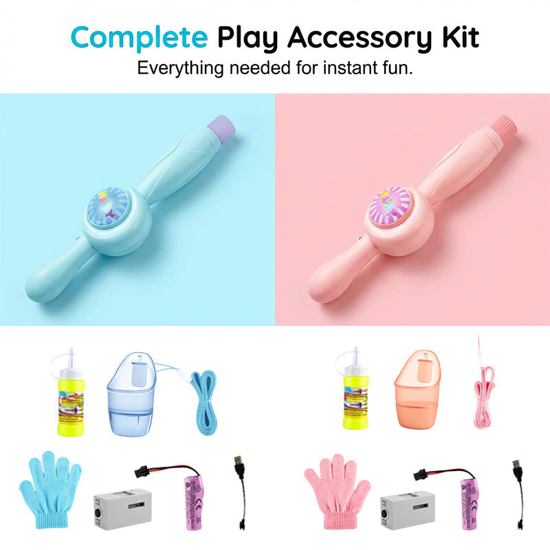 Smoke Bubble Machine – Rechargeable, Automatic, Lights & Music, Party Fun