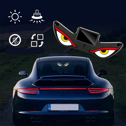 Solar Devil Eye LED Car Warning Light