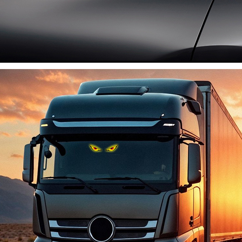 Solar Devil Eye LED Car Warning Light