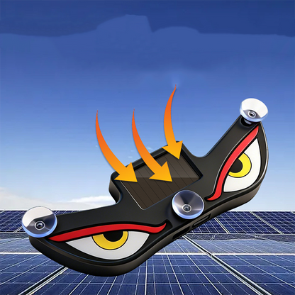 Solar Devil Eye LED Car Warning Light