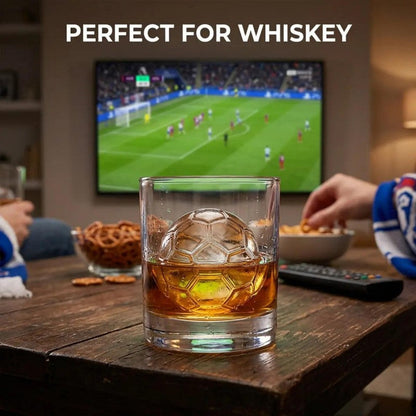 Soccer Ball Silicone Ice Cube Tray – 5.5 cm Slow-Melting Ice Mold