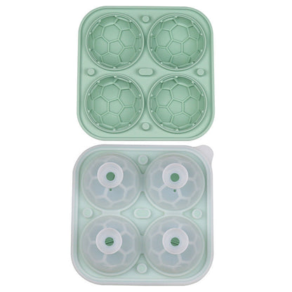 Soccer Ball Silicone Ice Cube Tray – 5.5 cm Slow-Melting Ice Mold