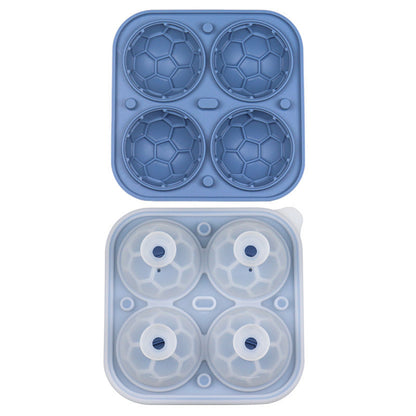 Soccer Ball Silicone Ice Cube Tray – 5.5 cm Slow-Melting Ice Mold