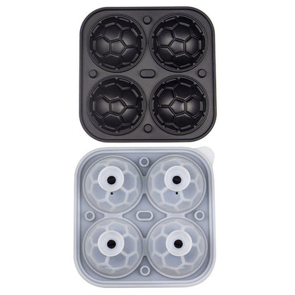Soccer Ball Silicone Ice Cube Tray – 5.5 cm Slow-Melting Ice Mold