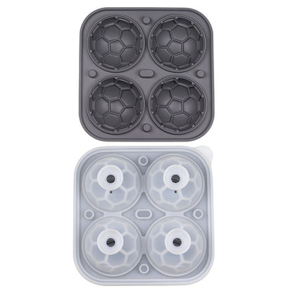 Soccer Ball Silicone Ice Cube Tray – 5.5 cm Slow-Melting Ice Mold