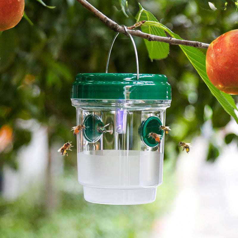Solar Wasp Trap, Non-Toxic Round-the-Clock Pest Control