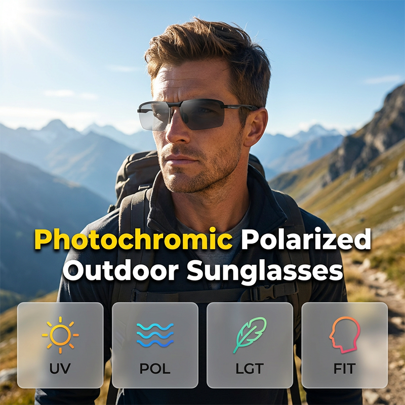 🌞 Outdoor Auto-Color Changing Polarized Sun Glasses