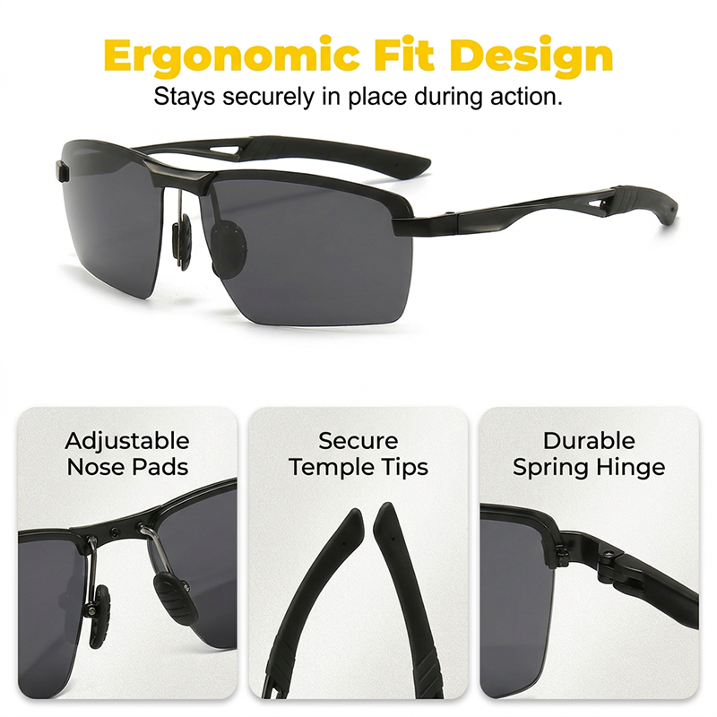 🌞 Outdoor Auto-Color Changing Polarized Sun Glasses