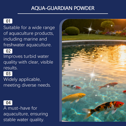 Crystal clear water, no harsh chemicals. Safe for fish, shrimp, crabs & shellfish