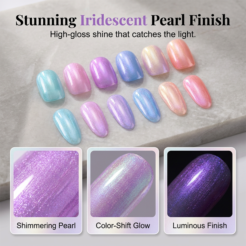 Set of 6 Gel Nail Polish Pens