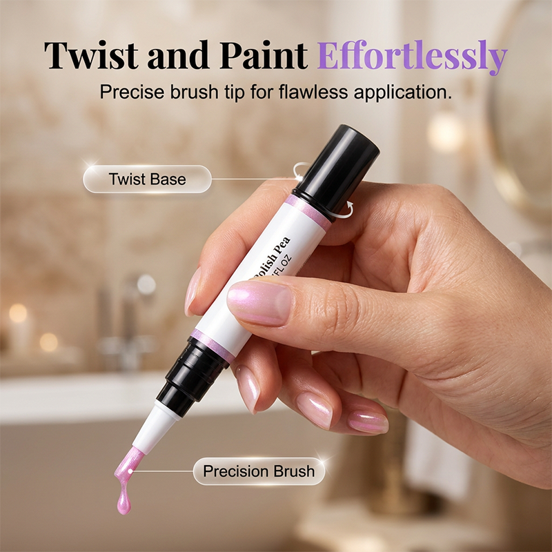 Set of 6 Gel Nail Polish Pens