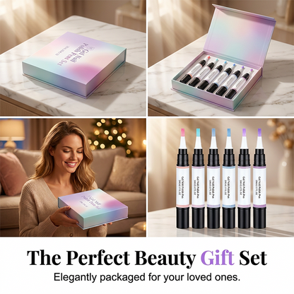 Set of 6 Gel Nail Polish Pens