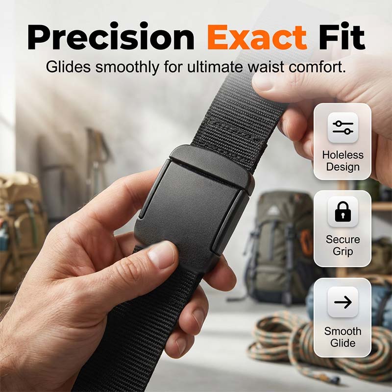 Anti-Theft Travel Belt with Concealed Money Pocket