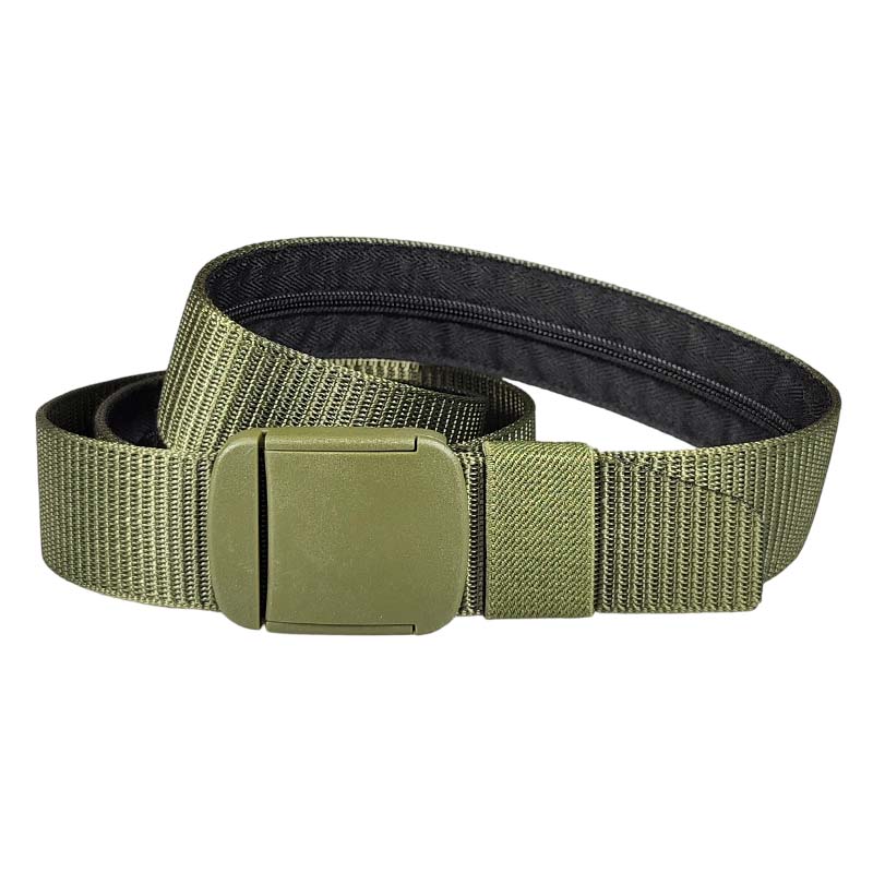 Anti-Theft Travel Belt with Concealed Money Pocket