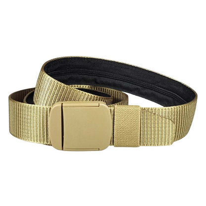Anti-Theft Travel Belt with Concealed Money Pocket